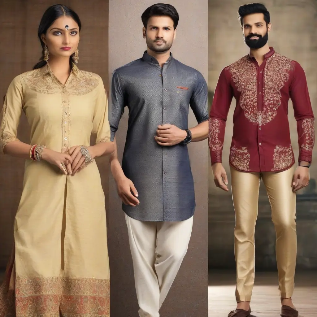 Comparative Analysis of Traditional vs. Modern Shirts in Indian Fashion