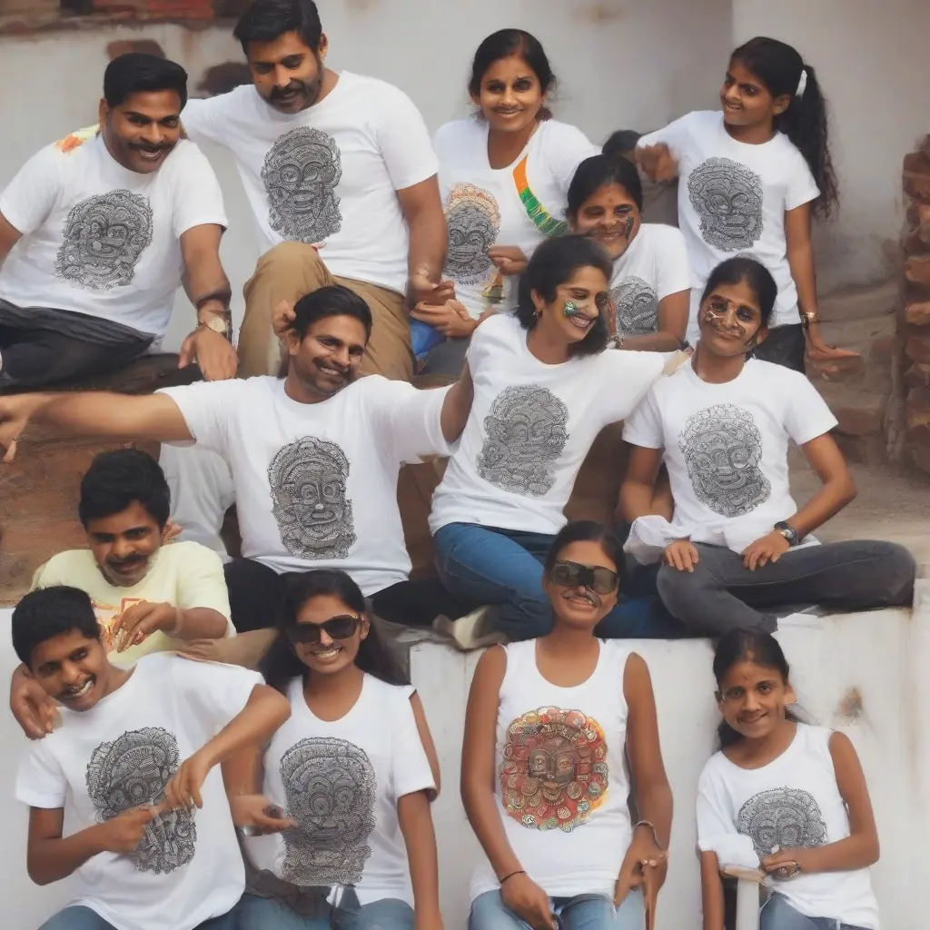 Creating Cultural Awareness Through Art on T-Shirts in India